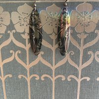 Gold Rococo Tin Earrings