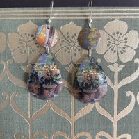 2nds: Dot Drop Gay Paris Tin Earrings