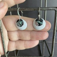 Nested Mantis Tin Earring