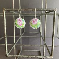 Nested A Easter Egg Tin Earrings