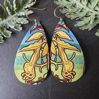 Drop Flora Lefèvre Tin Earrings