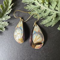 Scythe Nested Lefèvre Tin Earrings