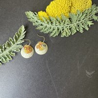 Petals Nested Lefèvre Tin Earrings