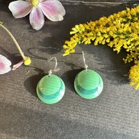 Minty Nested Tin Earrings