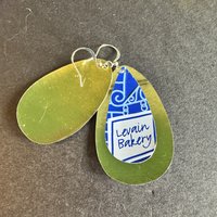 Baking Buddies Levain Tin Earrings