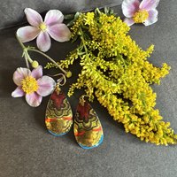 Illuminated Endo Shiny Tin Earrings
