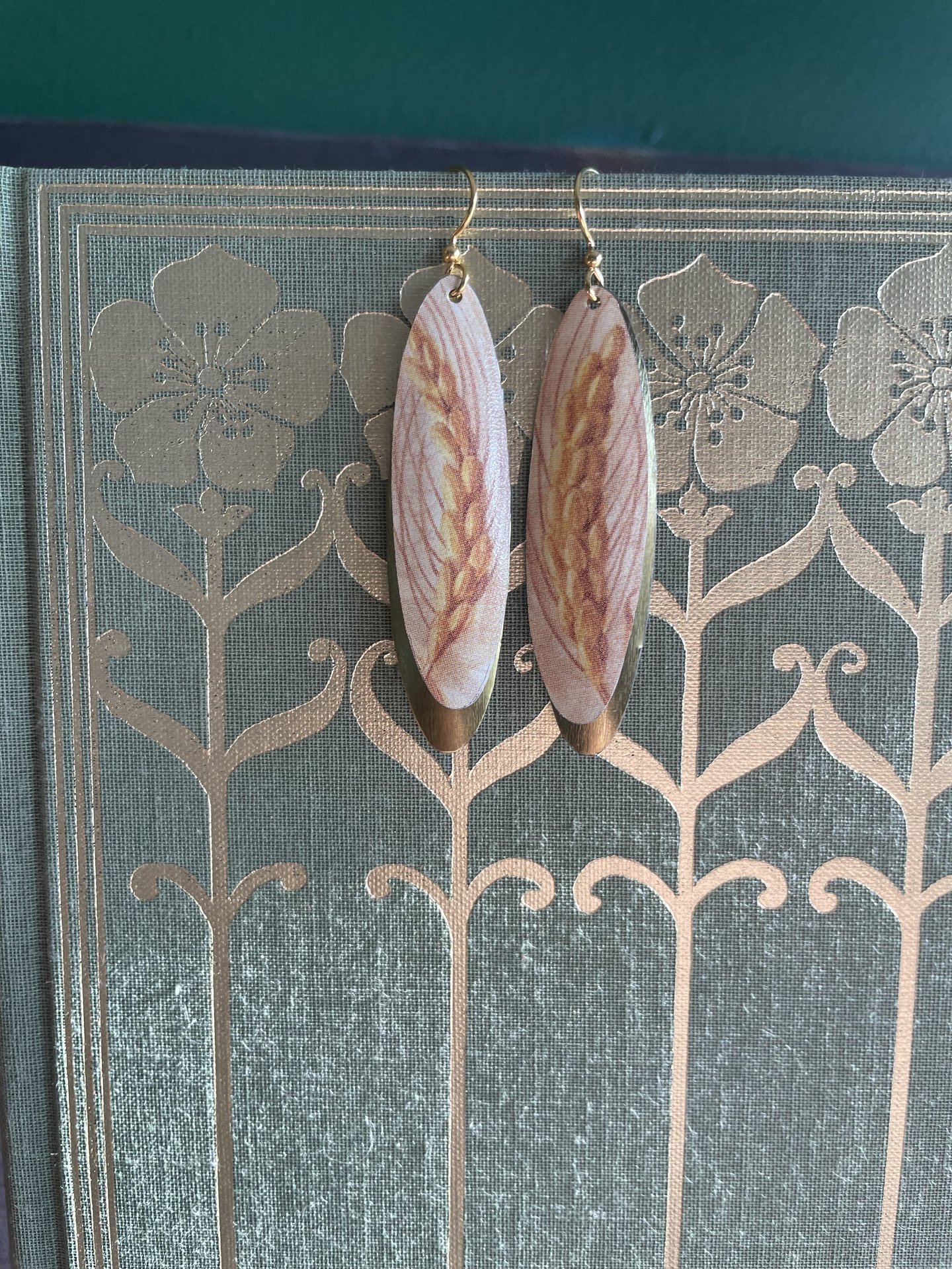 Wheat Tin Earrings