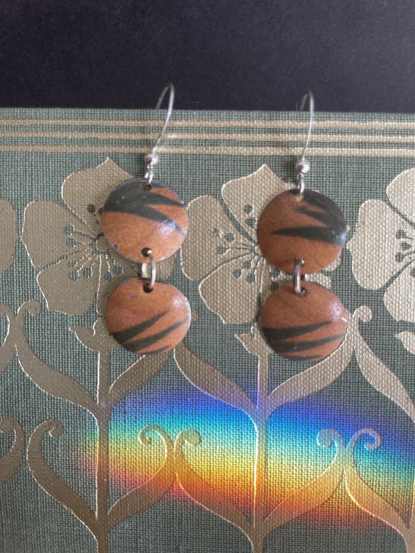 2nds: Sawtooth Palm Tin Earrings
