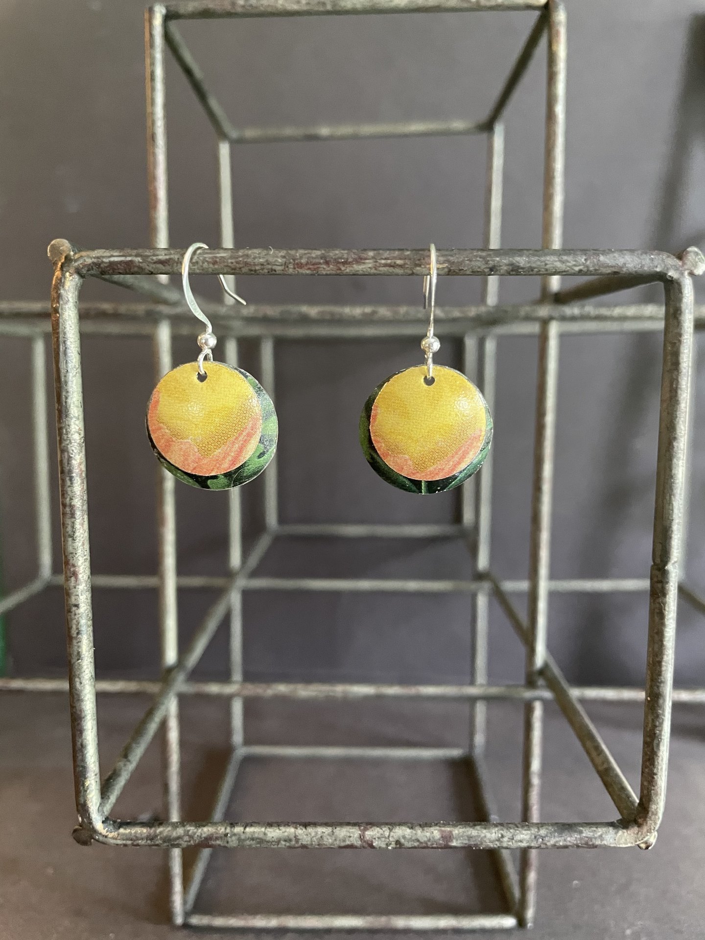 Jungle Fire Nested Tin Earrings