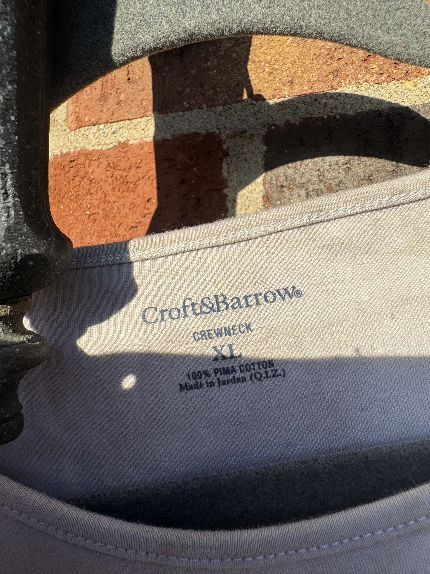Croft & Barrow XL Ecoprinted T-Shirt