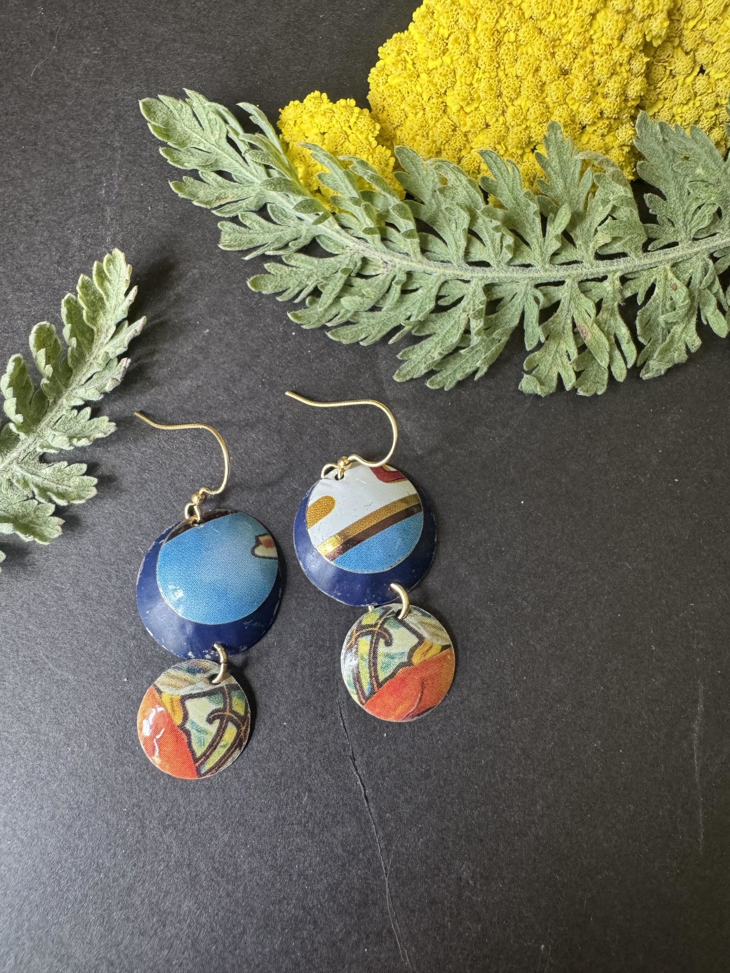 Sky Lefèvre Tin Earrings