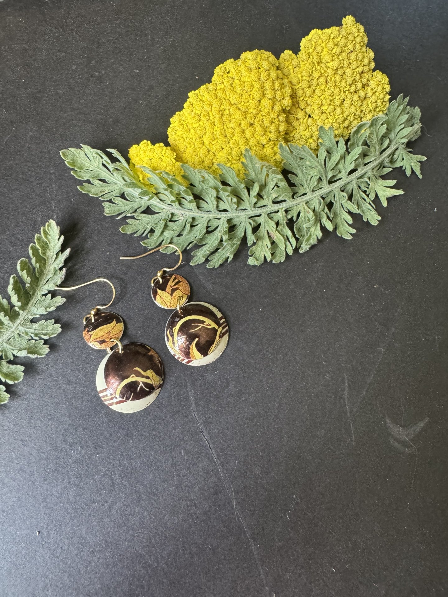 Dot Nested Lefèvre Tin Earrings