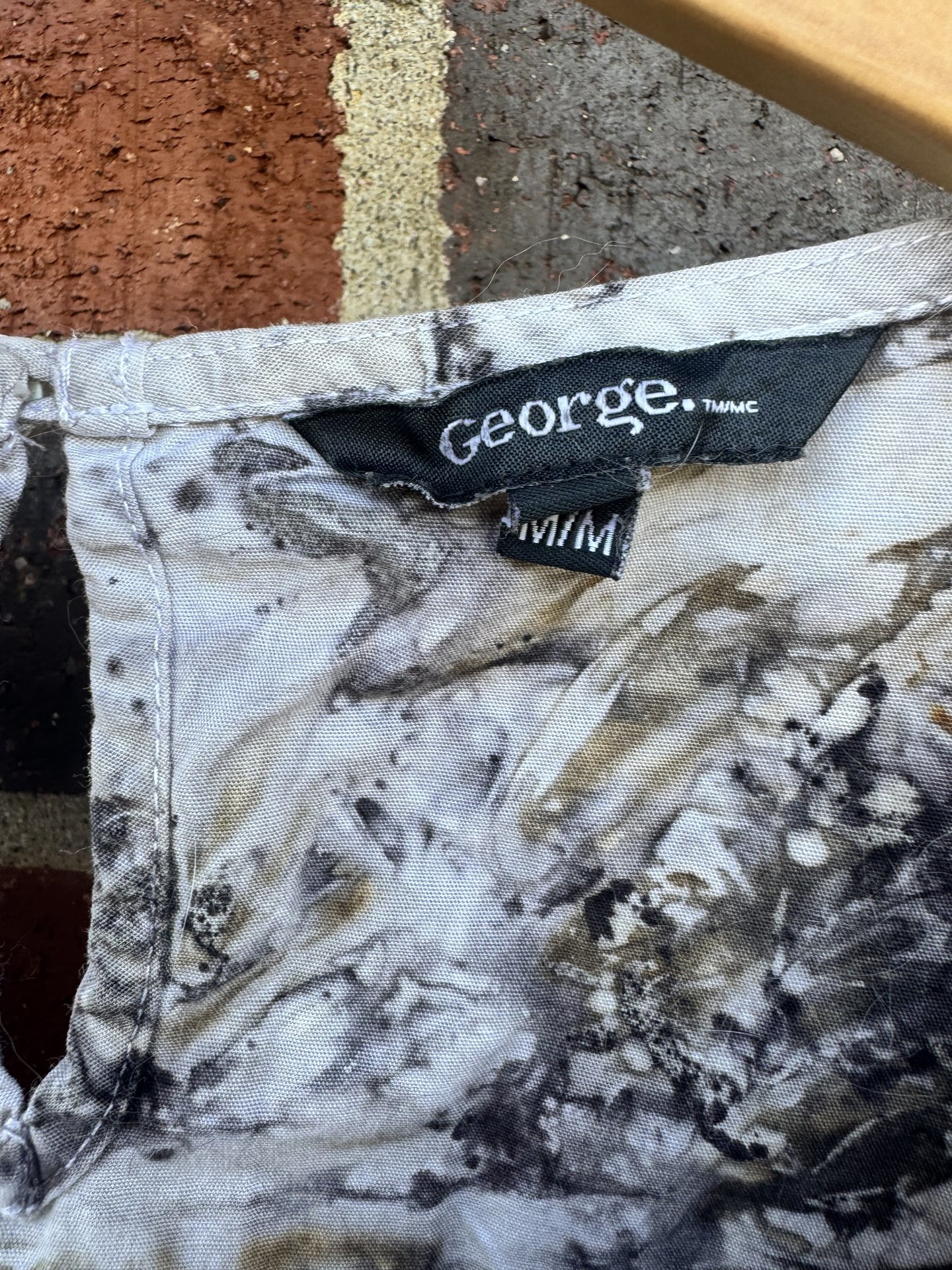 George M Ecoprinted Tank Top