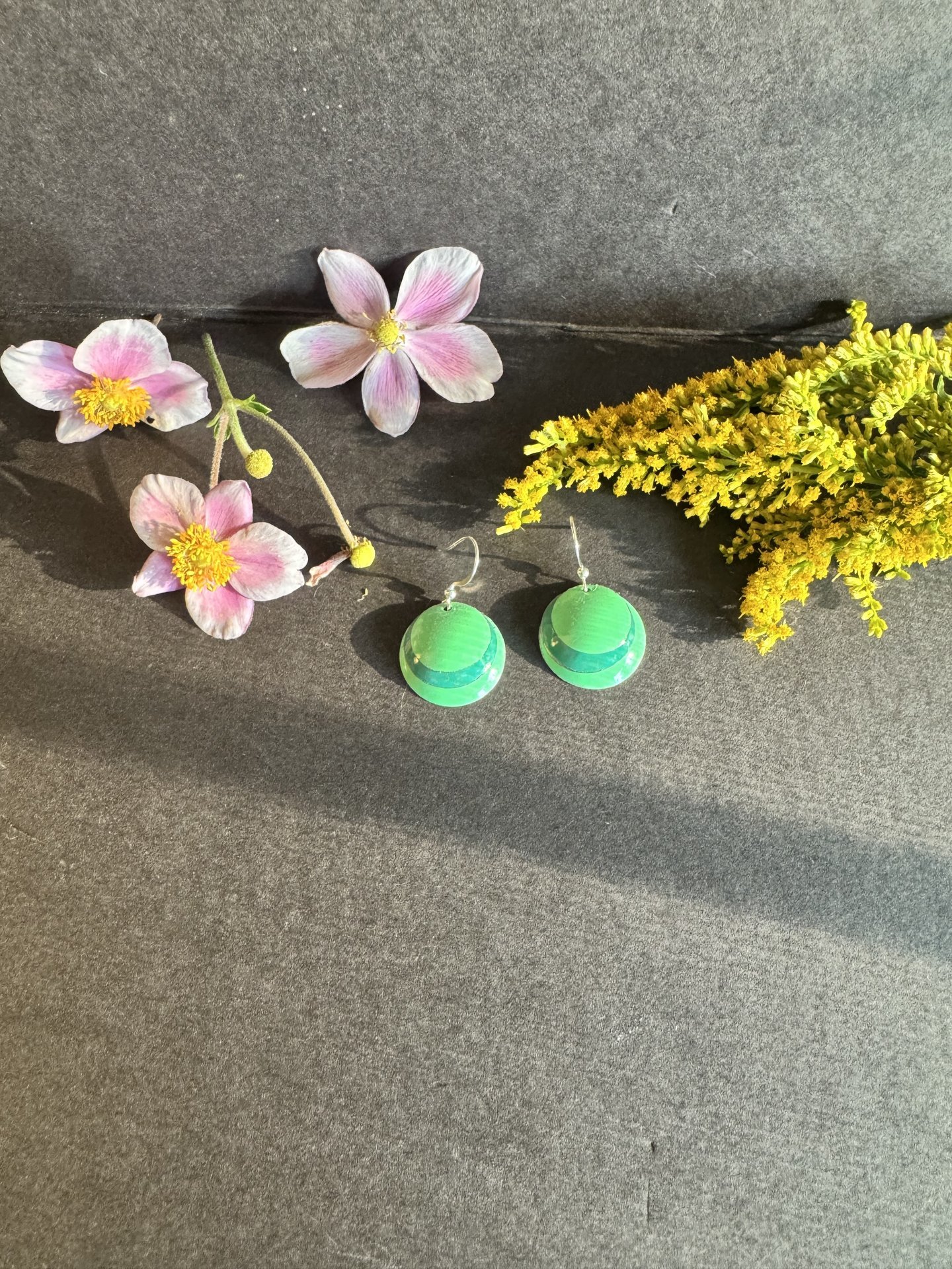 Minty Nested Tin Earrings