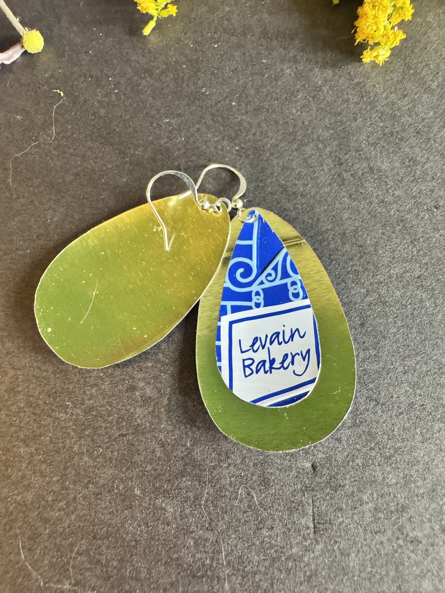 Baking Buddies Levain Tin Earrings
