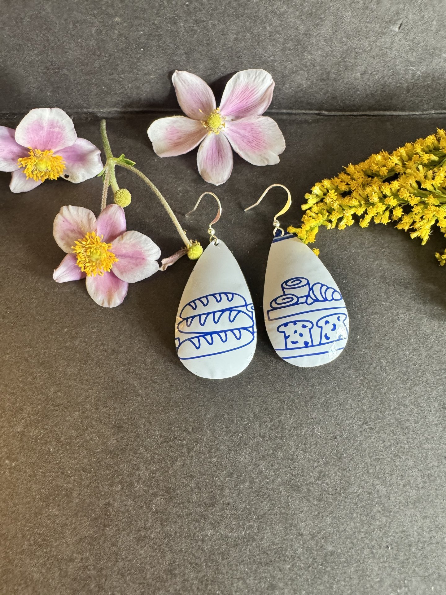 Baked Goods Levain Tin Earrings