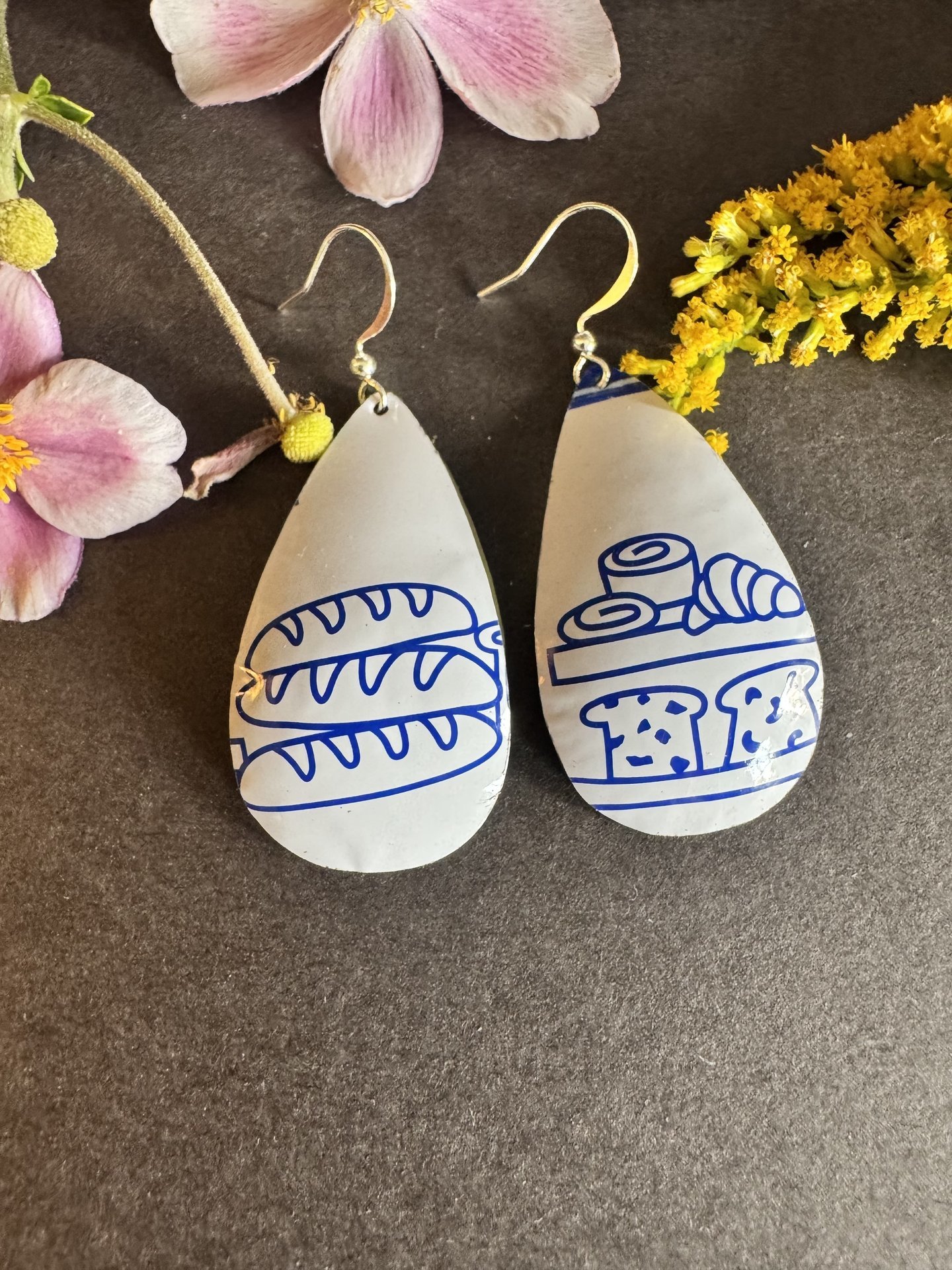 Baked Goods Levain Tin Earrings