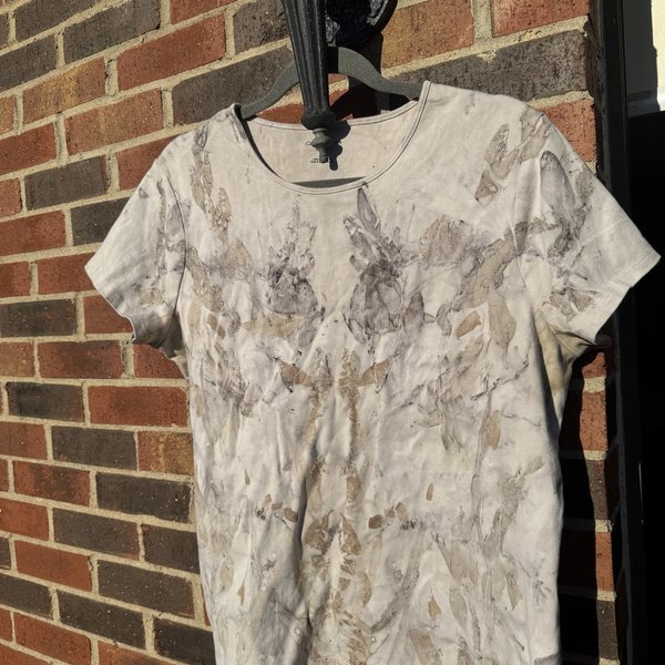 Croft & Barrow XL Ecoprinted T-Shirt