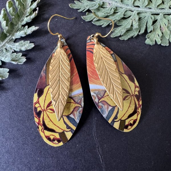 Leaf Lefèvre Tin Earrings