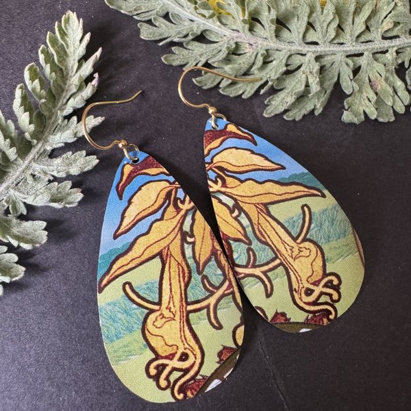 Drop Flora Lefèvre Tin Earrings