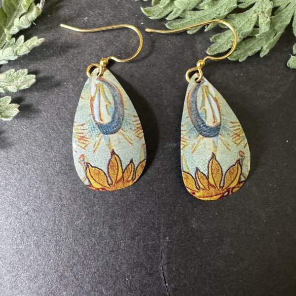 Scythe Tear Lefèvre Tin Earrings